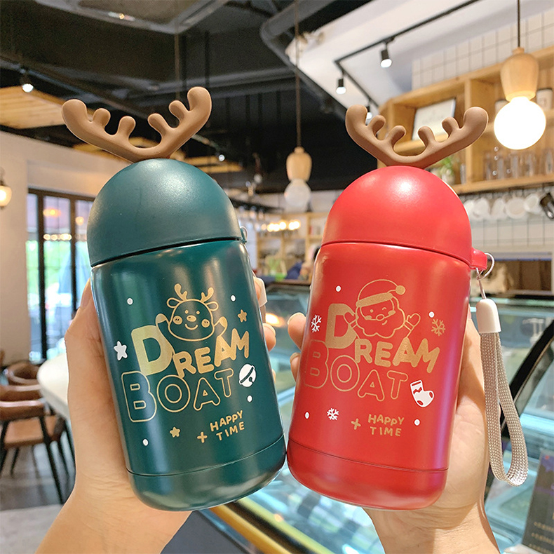 270ML创意圣诞的秘密保温杯文艺ins风少女心迷你随手杯