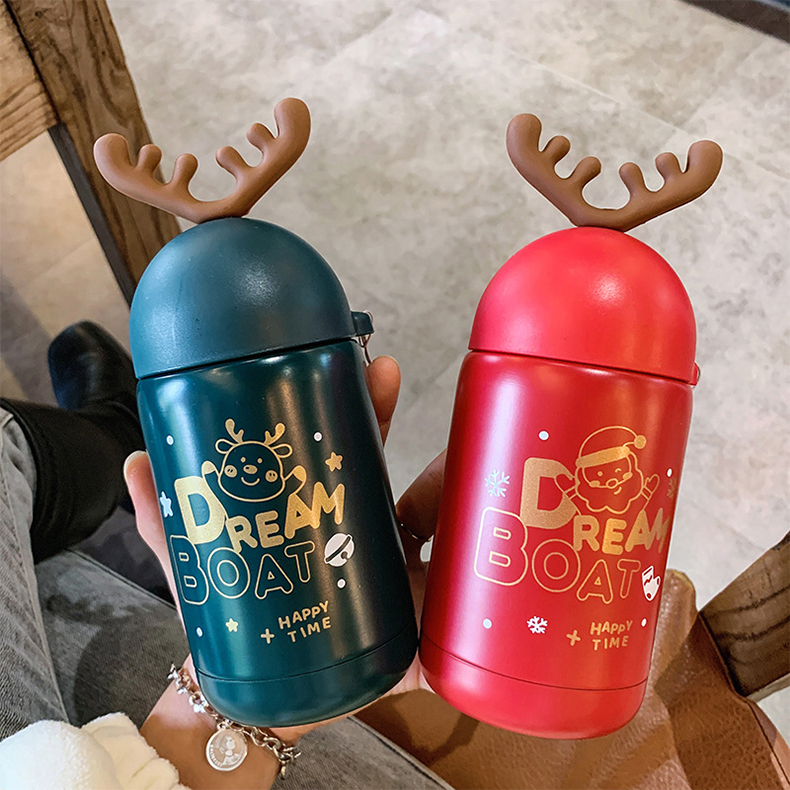 270ML创意圣诞的秘密保温杯文艺ins风少女心迷你随手杯