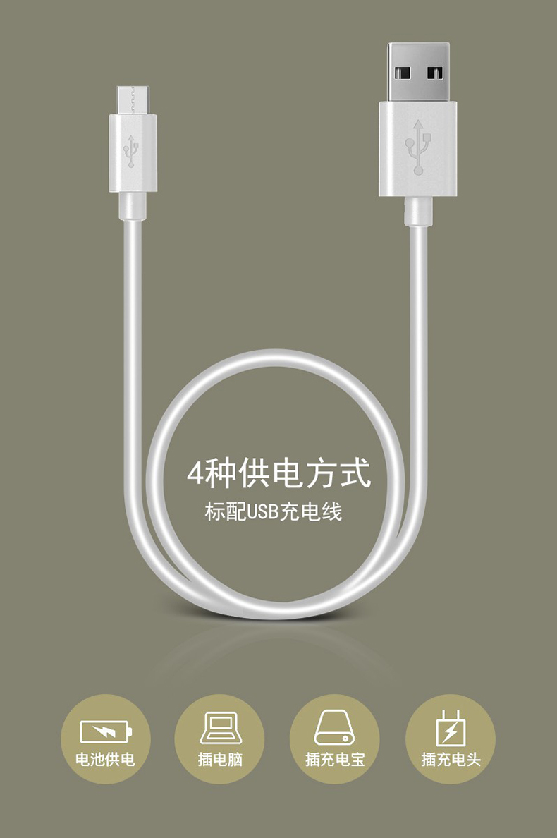 钻石头LED夹子台灯简约折叠USB充电学生护眼阅读灯