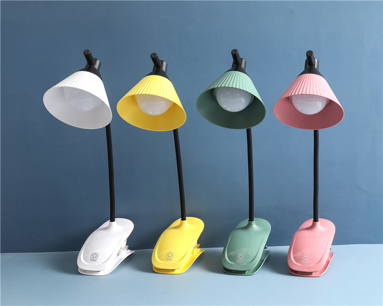 1003触摸感应台灯夹子护眼LED阅读灯USB充电小夜灯