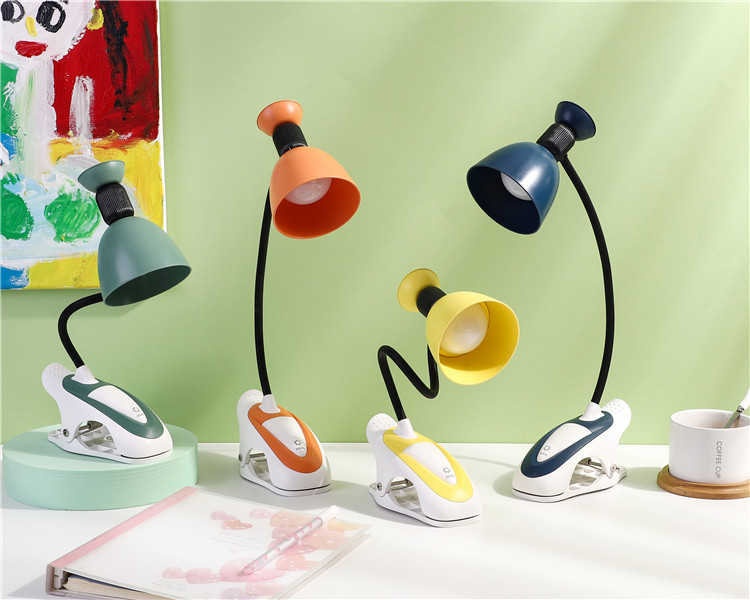 1075酒杯夹子台灯护眼书桌小台灯卧室床头灯学习阅读灯