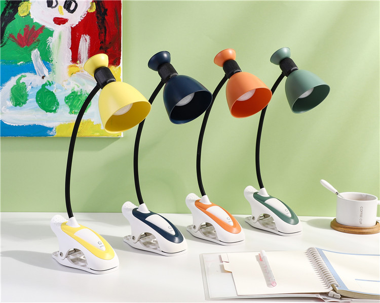 1075酒杯夹子台灯护眼书桌小台灯卧室床头灯学习阅读灯