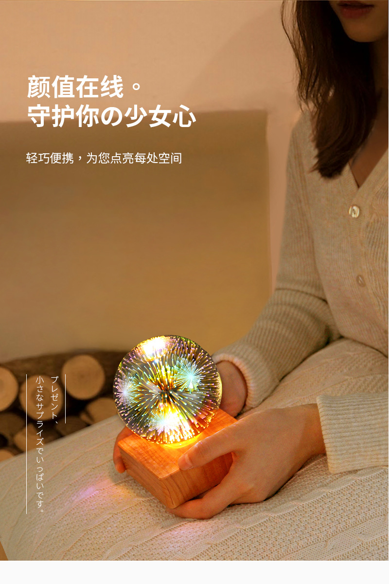 浪漫星空灯LED小夜灯卧室床头USB插电梦幻氛围灯