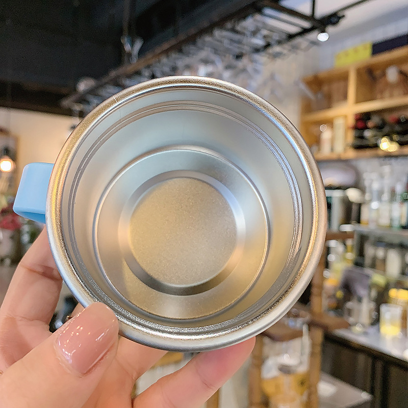 600ML大容量多功能背带水壶可爱斜跨少女心保温杯