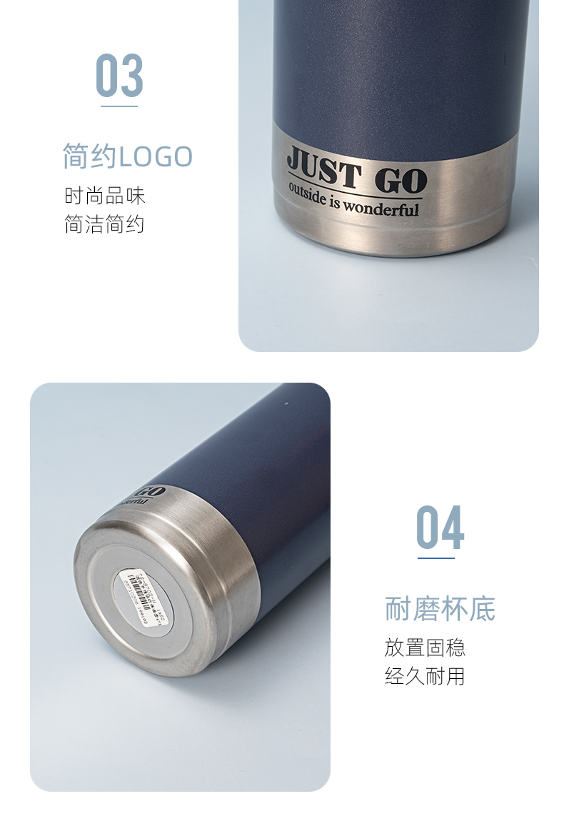 473ML创意手提运动保温壶学生户外旅行便携水杯