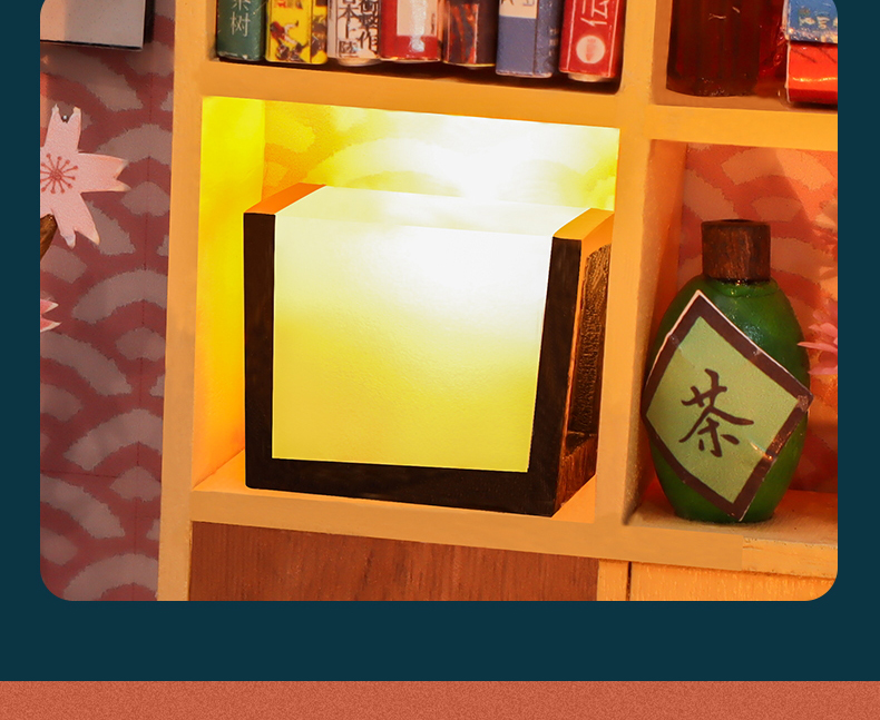 幸福立方-樱之歌diy手工制作拼装小房子微观模型摆件