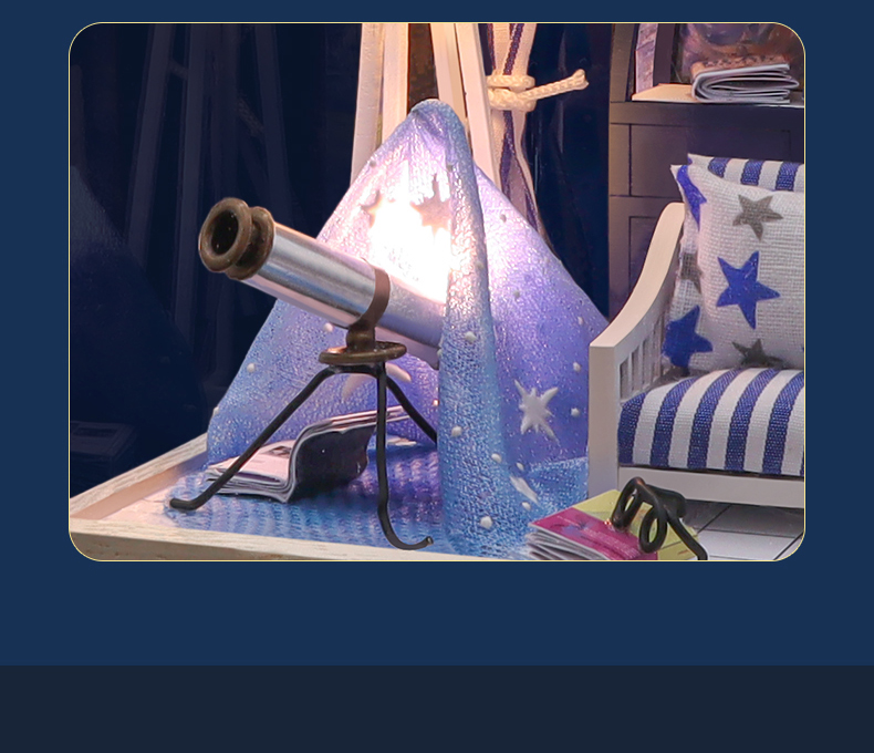 幸福立方-星心diy小屋手工制作拼装小房子微观模型摆件