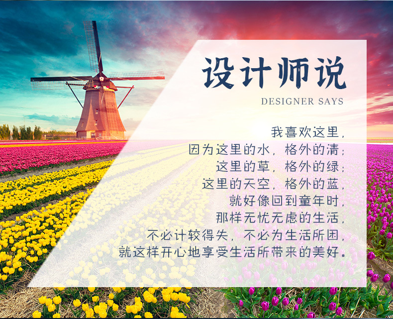 书.风景-荷兰风车小镇diy小屋书架立体拼装模型摆件