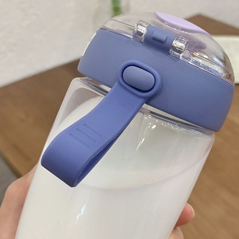 420ML可爱小熊塑料杯卡通矮胖子清新个性学生随手杯