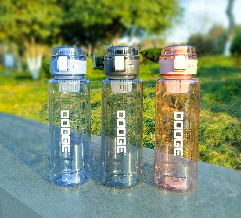 1100ML道奇态度轻运动塑料杯直身杯子户外便携泡茶水杯