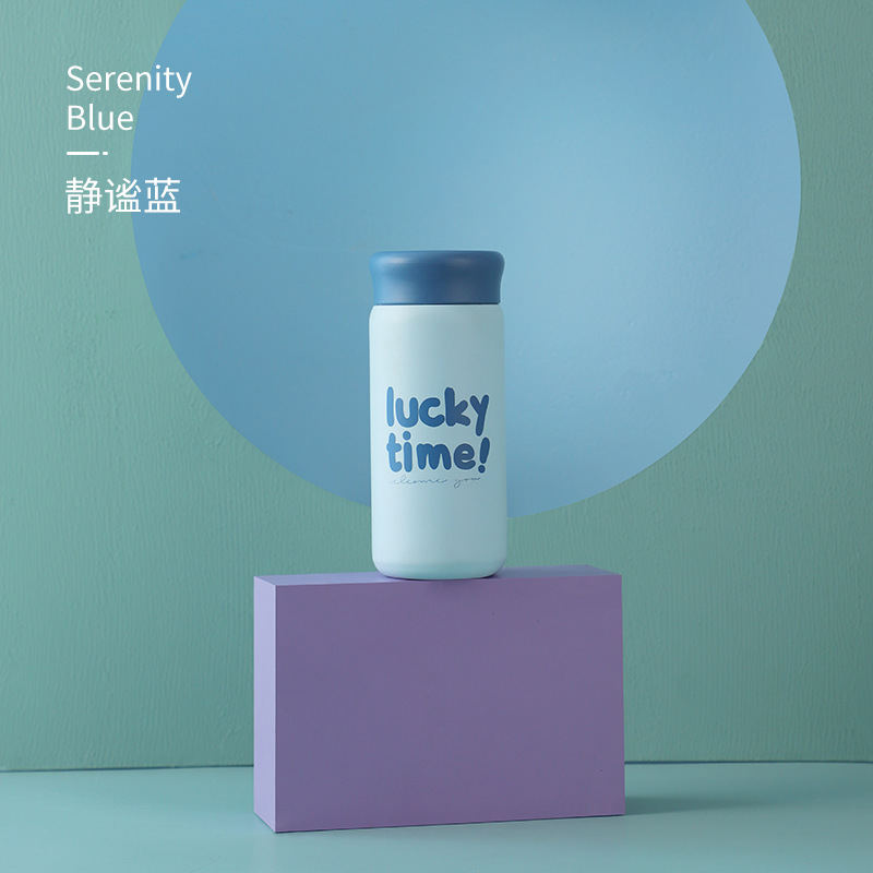 220ml时尚英文系列多利保温杯简约韩版学生情侣杯子
