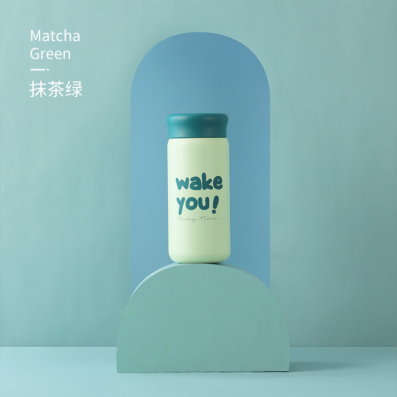 220ml时尚英文系列多利保温杯简约韩版学生情侣杯子