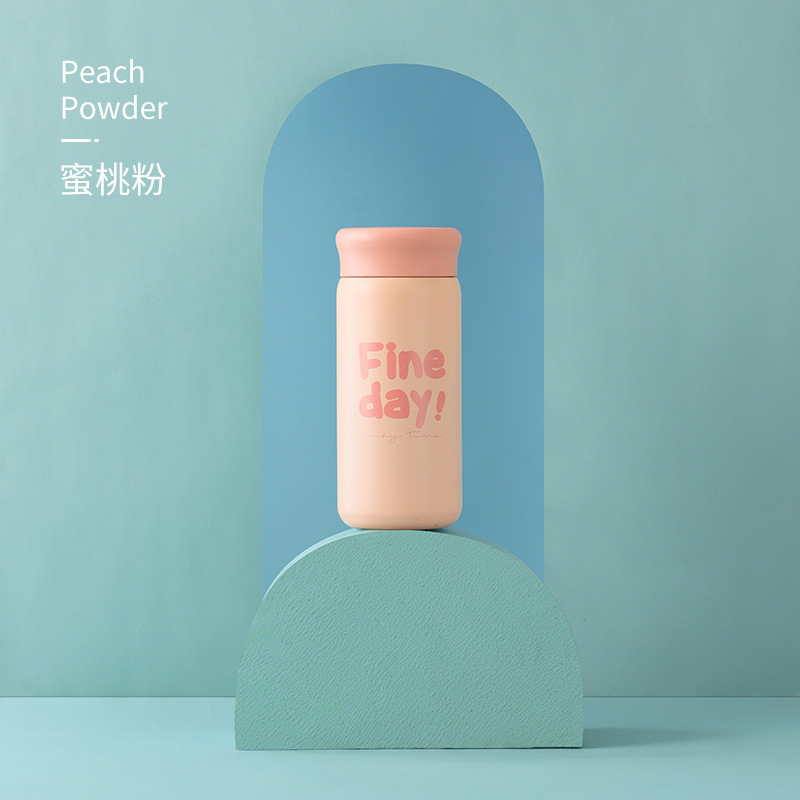 220ml时尚英文系列多利保温杯简约韩版学生情侣杯子