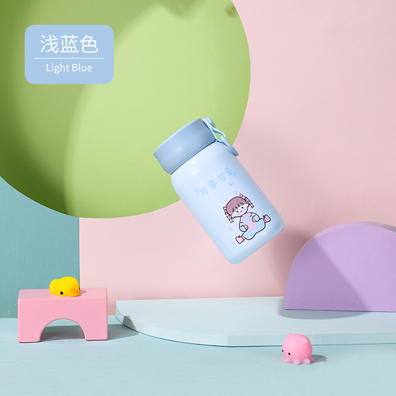 220ML可爱水果女孩乐淘保温杯304不锈钢少女心水杯