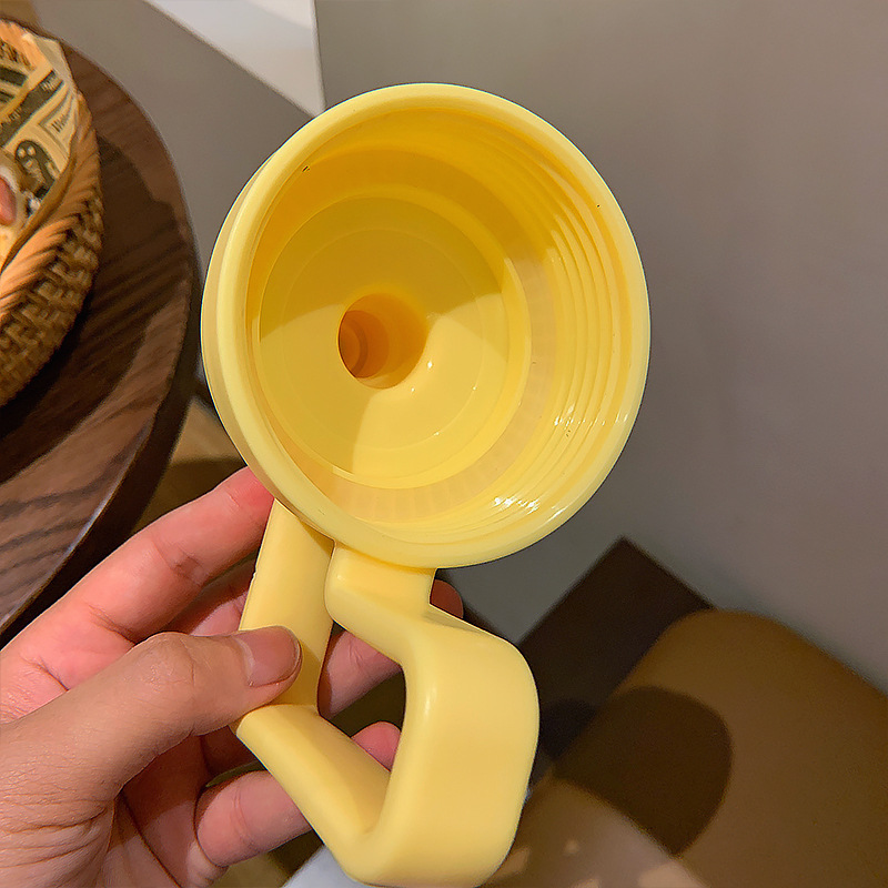 880ML幸运动物畅饮保温壶卡通可爱大容量吸管保温杯