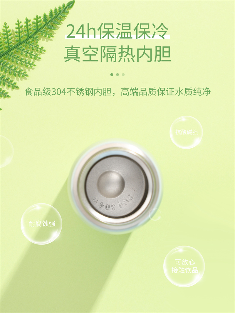 420ML立体卡通动物格调保温杯304不锈钢可爱直身水杯