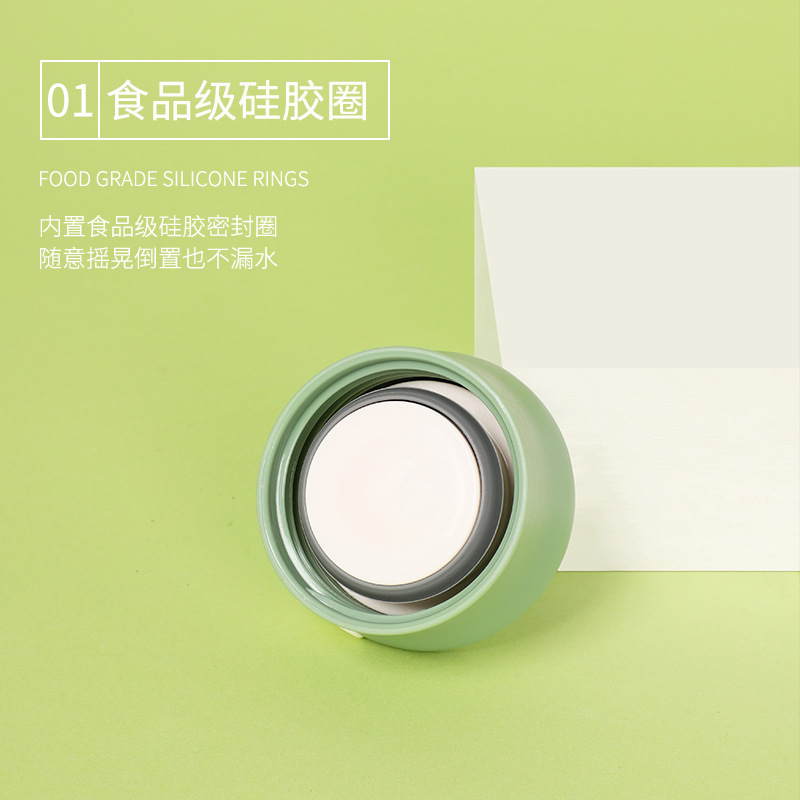 420ML立体卡通动物格调保温杯304不锈钢可爱直身水杯