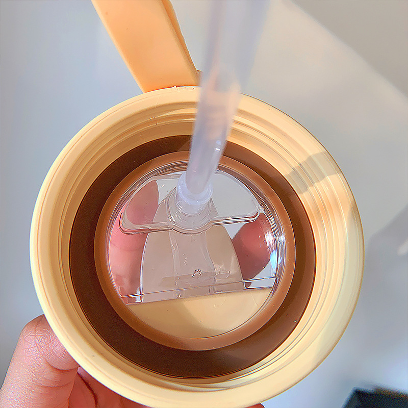 450ML照相机小兔系列保温杯可爱少女心高颜值喝水杯子