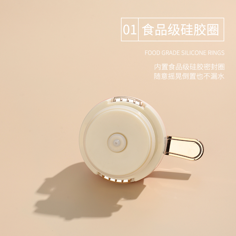 900ML轻奢款欧式咖啡壶大容量显温带手柄保温壶