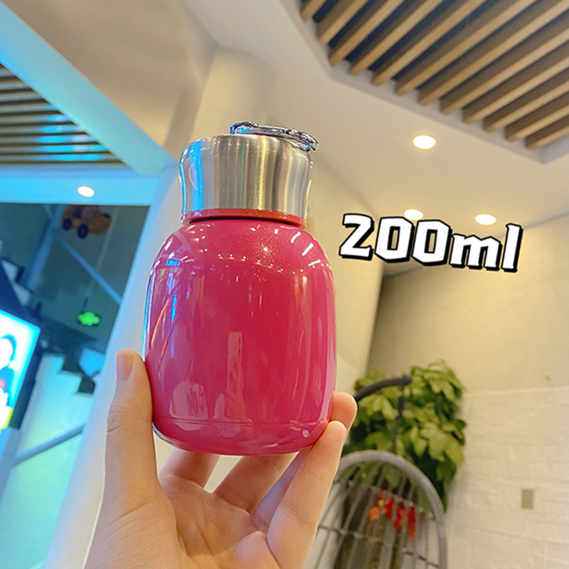 200ML创意迷你手提环保温杯304不锈钢便携学生随手杯