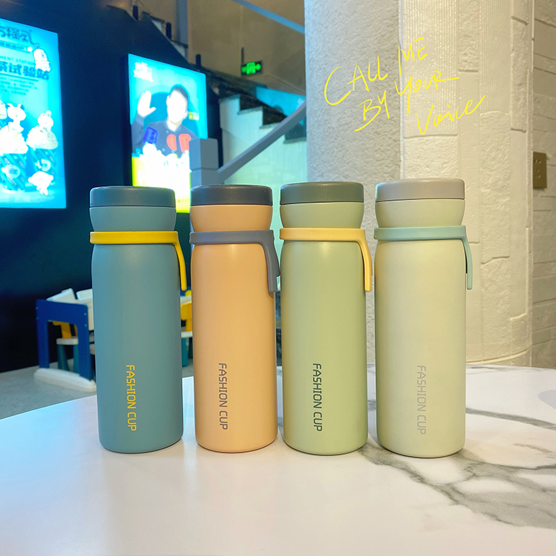 260ML韩式清新真空保温杯304不锈钢小清新直身水杯子