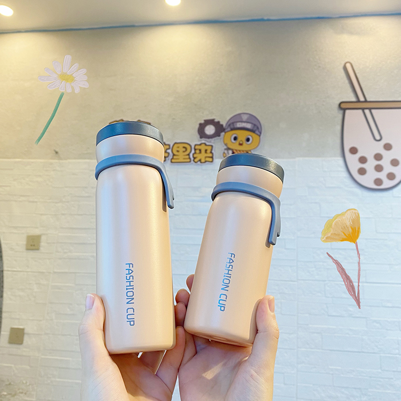 260ML韩式清新真空保温杯304不锈钢小清新直身水杯子