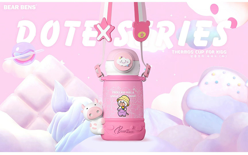 400ML熊本士宠爱系列保温杯