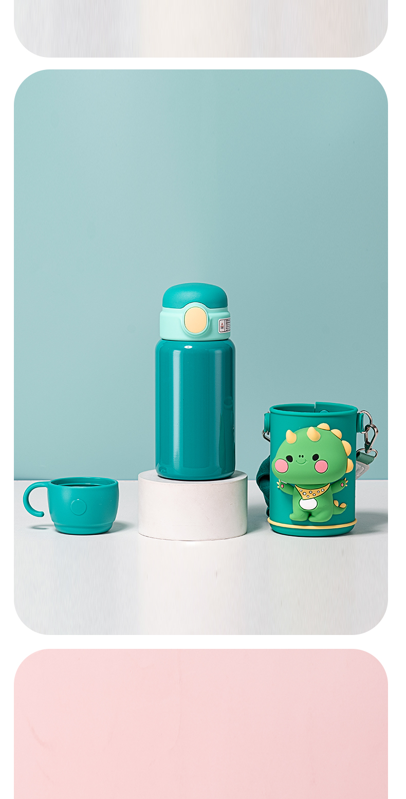 500ML卡通森林乐队儿童保温杯316不锈钢萌趣叫叫杯