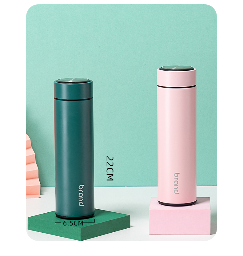 480ML简一直身保温杯304不锈钢男女士商务办公水杯