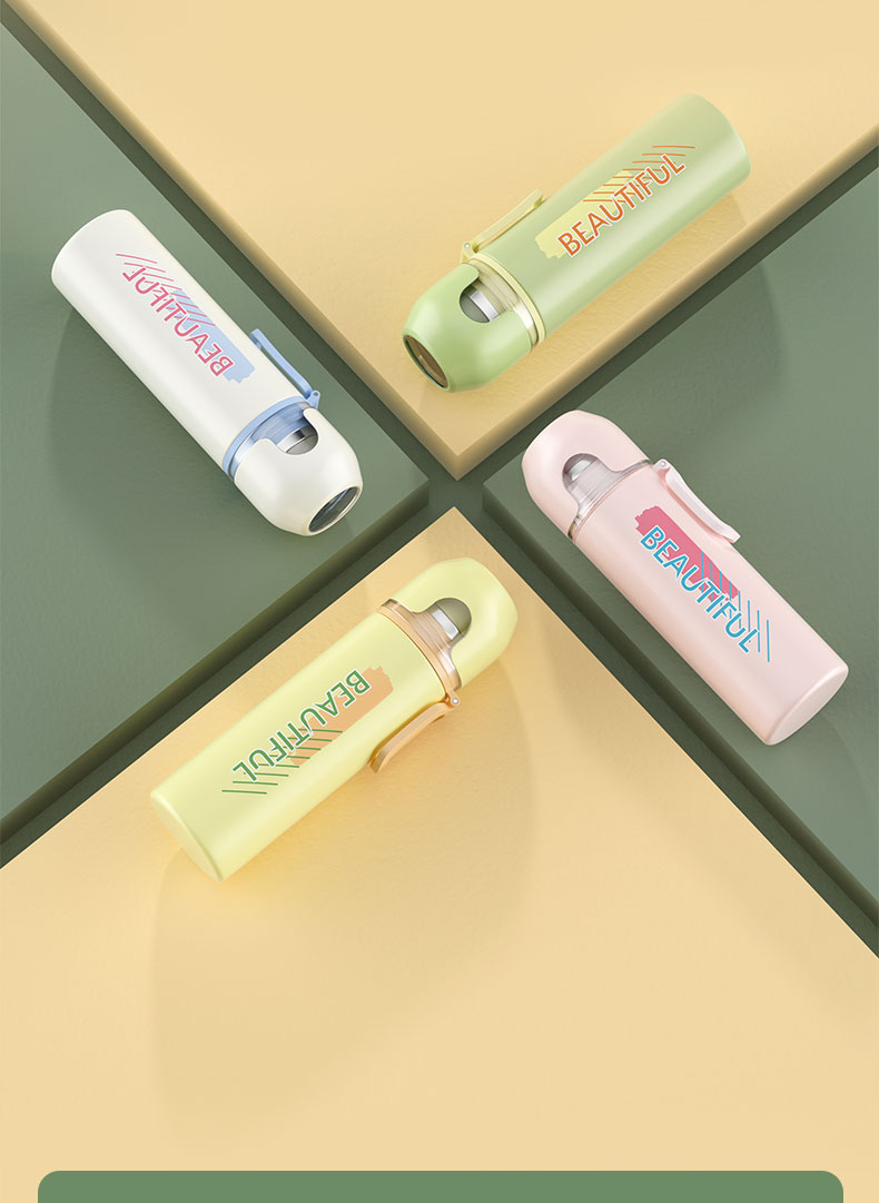 450ML缤纷灵动活力保温杯304不锈钢户外运动便携水杯