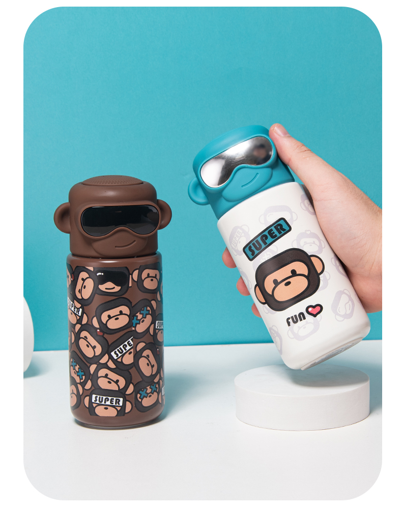 380ML Super monkey316不锈钢保温杯个性潮流水杯