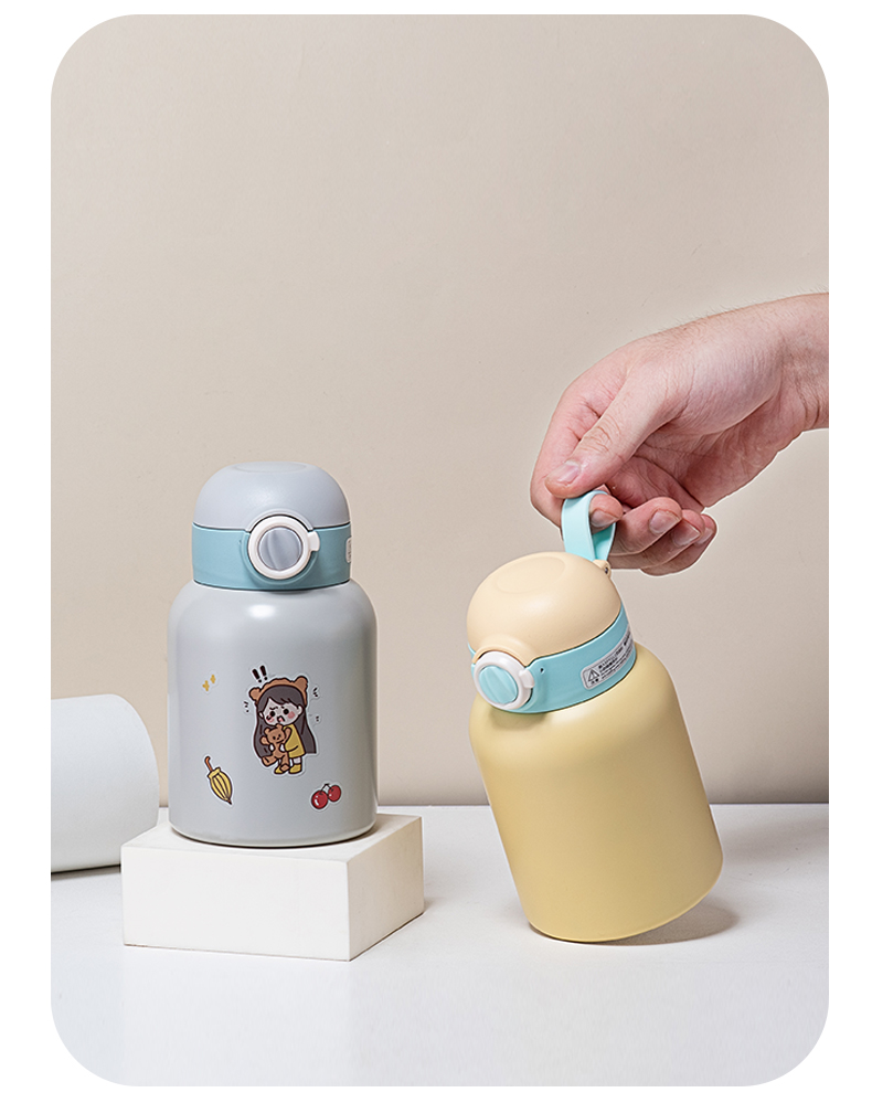 420ML贴贴乐系列直饮保温杯304不锈钢弹跳盖杯子