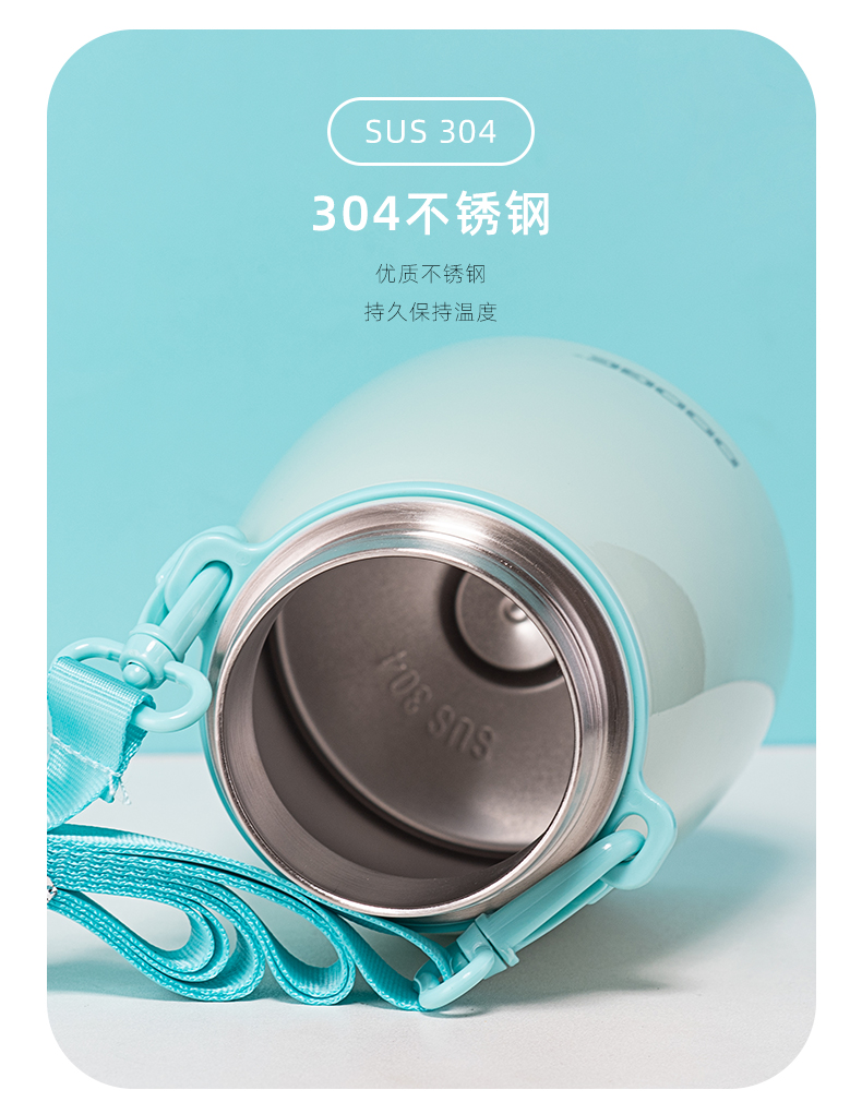 1080ML大容量道奇行云网红保温杯304不锈钢大肚杯