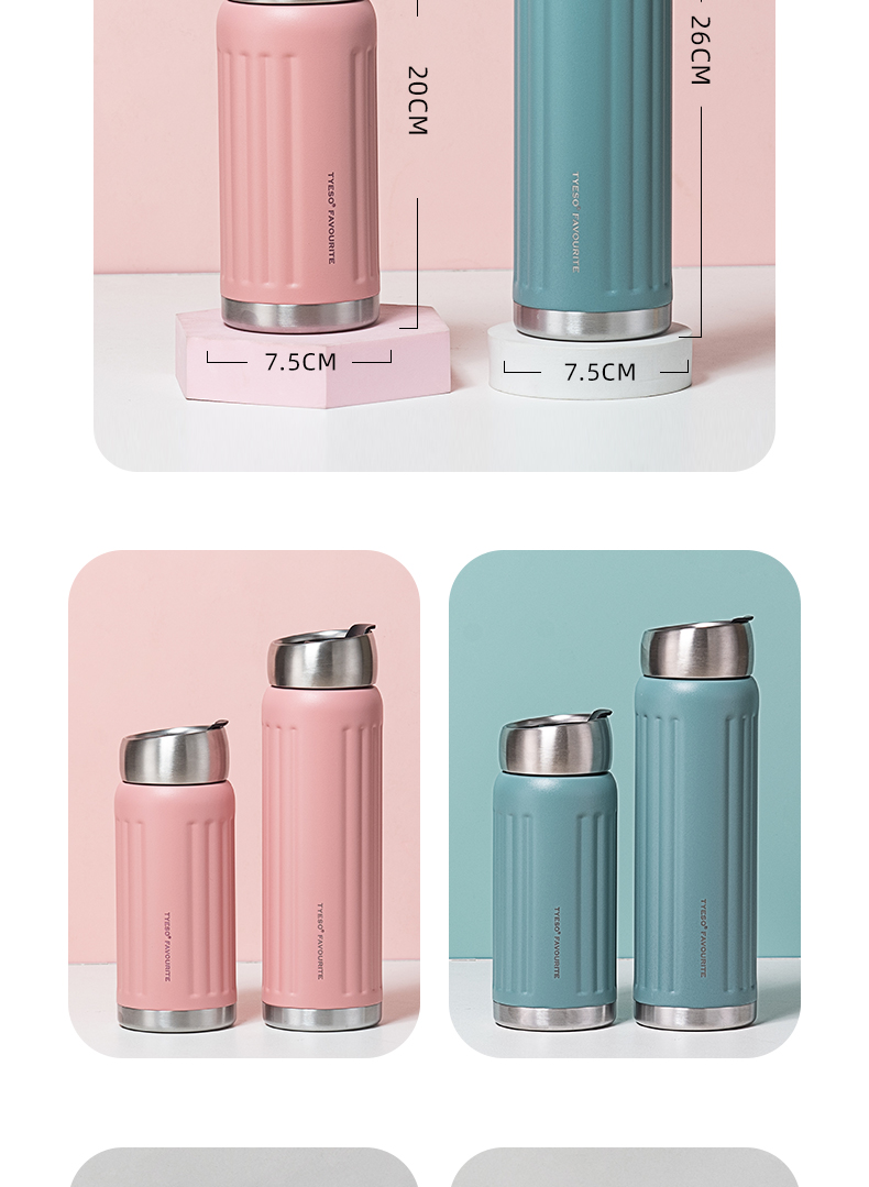 750ML经典直饮咖啡保温杯304不锈钢大容量车载杯子