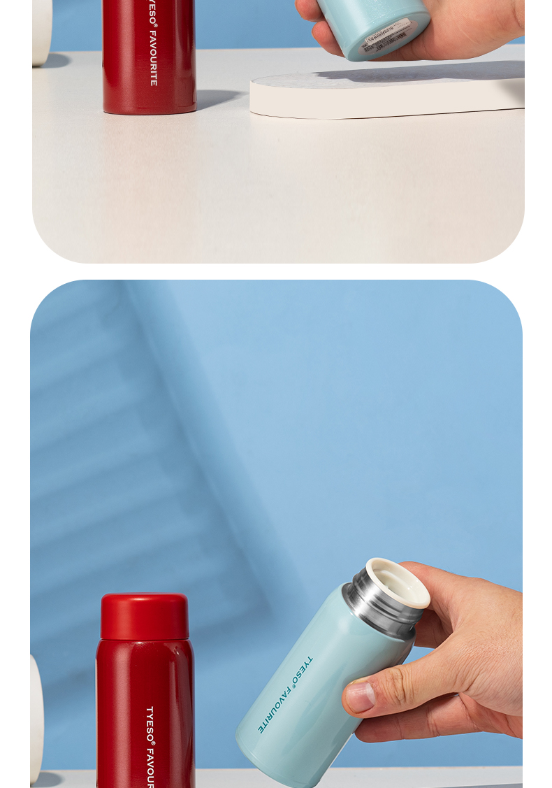 200ML简约迷你小时光保温杯学生可爱小巧便携口袋杯