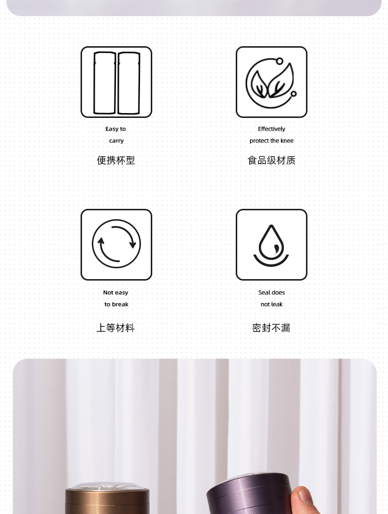 220ML简约商务玻璃杯男士双层泡茶水杯办公礼品杯子