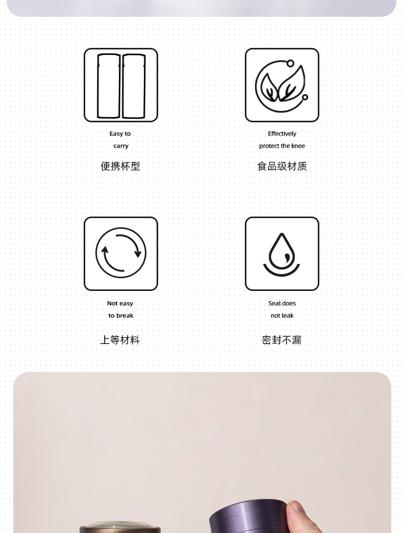 180ML简约商务玻璃杯男士双层泡茶水杯办公礼品杯子