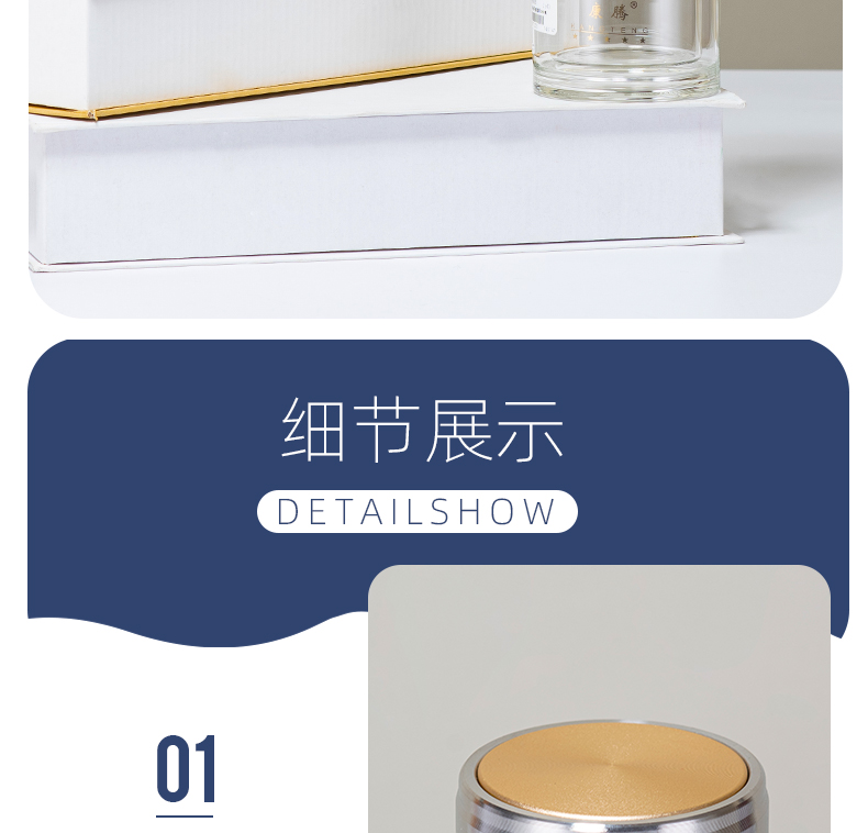 360ML商务玻璃杯男士简约双层泡茶水杯办公礼品杯子