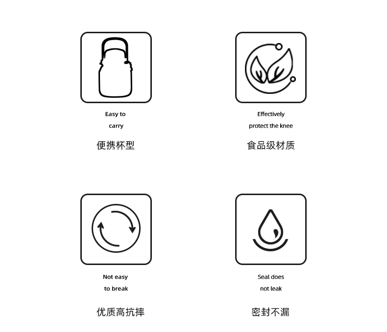 1000ML迷你吨吨塑料杯大容量弹跳盖吸管水杯（彩盒）