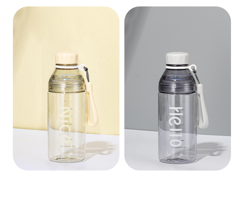 500ML亿本曼斯太空塑料杯个性简约便携水杯（OPP袋）