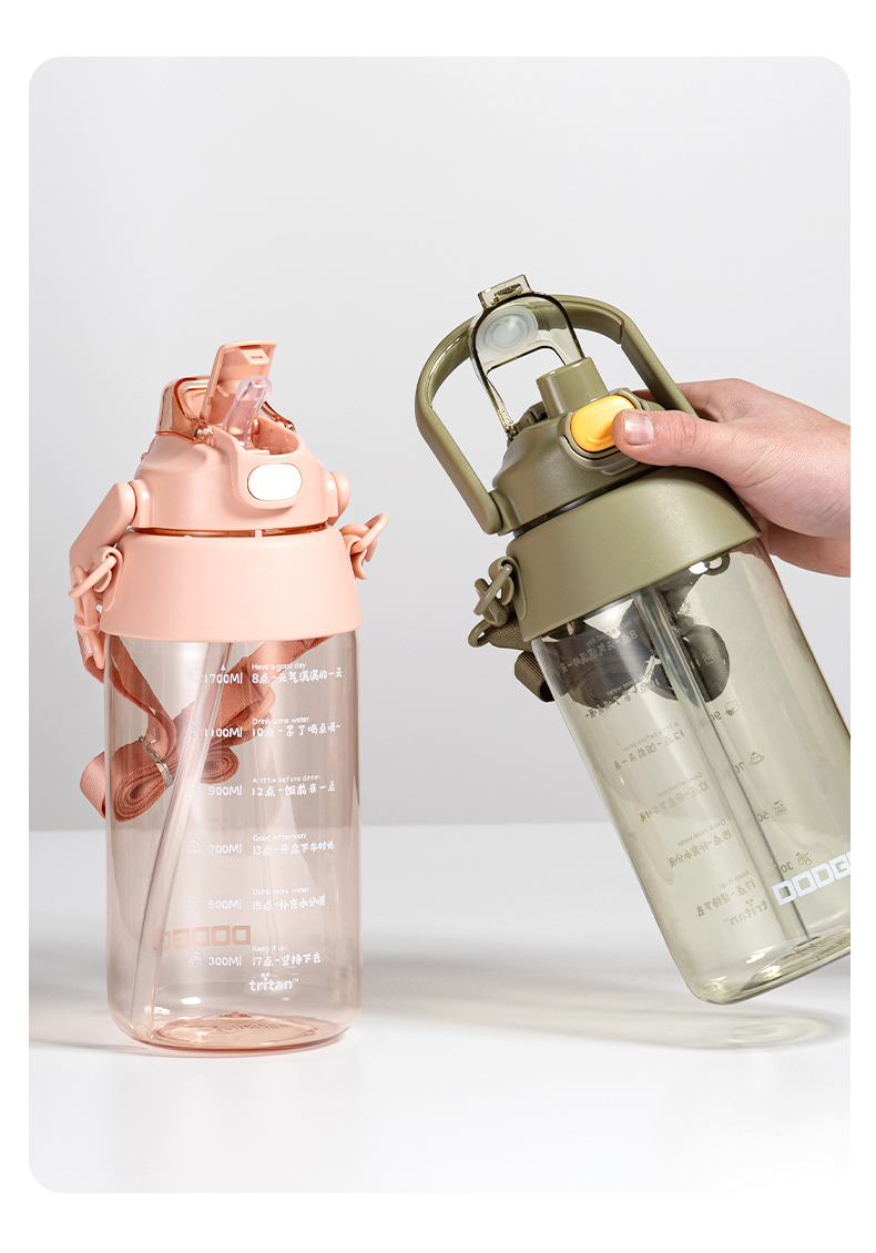 1700ML道奇矫健双饮运动塑料杯（Tritan/TPE袋装）