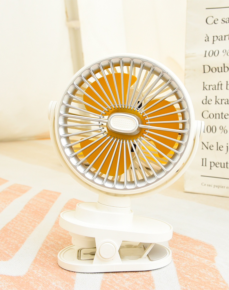 夹子摇头灯光风扇