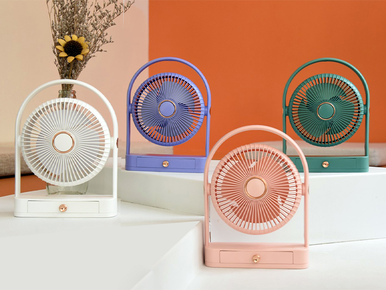 旋转台式风扇