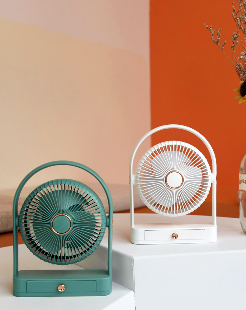 旋转台式风扇