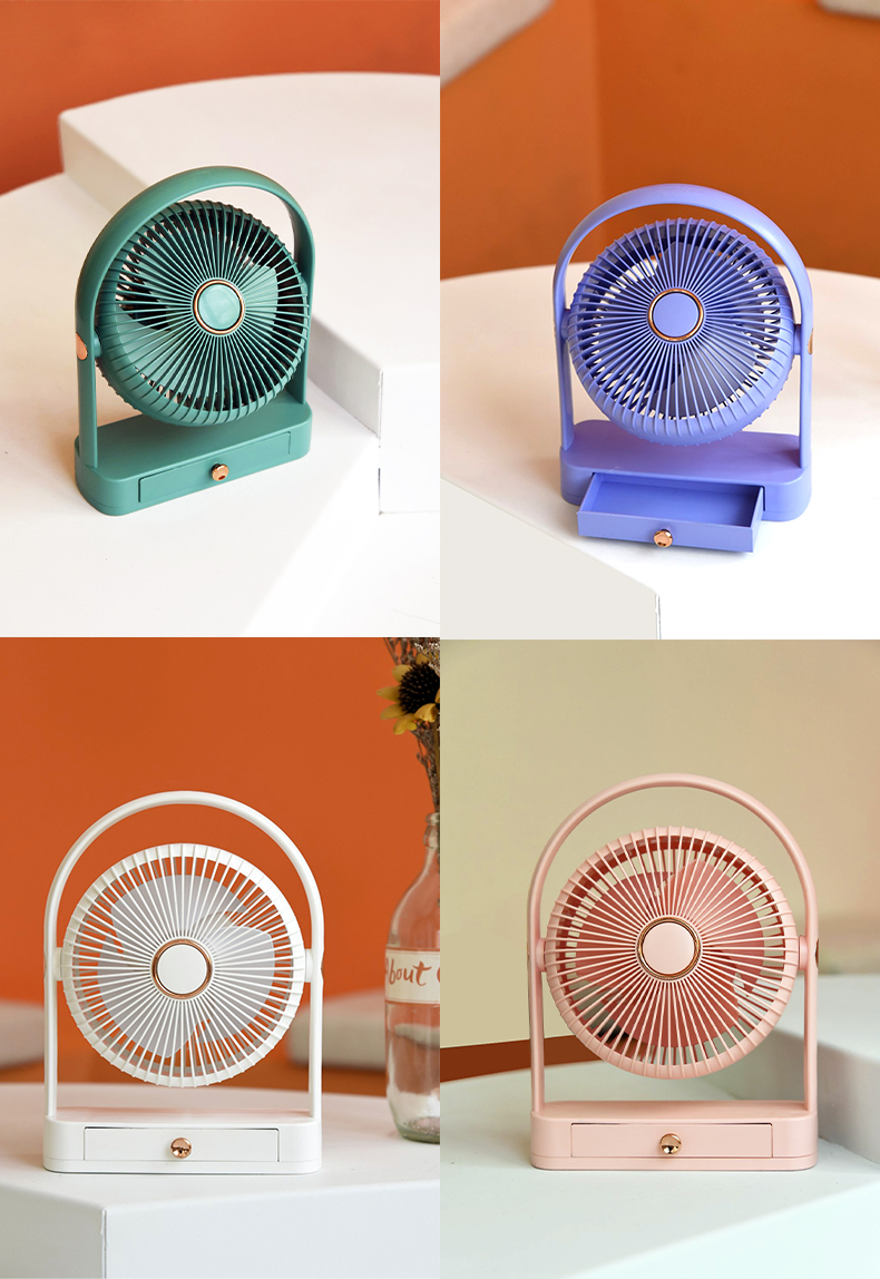 旋转台式风扇