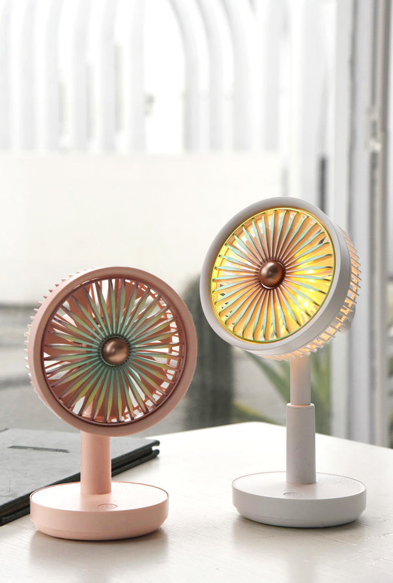 台式升降摇头风扇