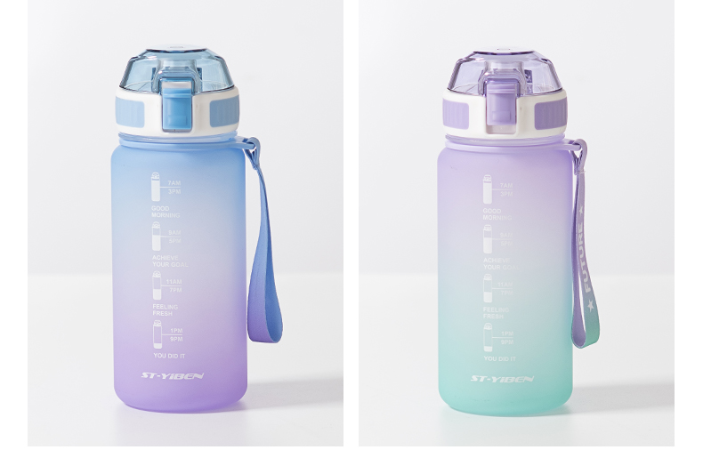 650ML亿本焕新太空塑料杯户外运动便携水杯（OPP袋）