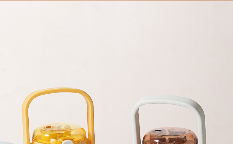 1000ML二代水杯卡通可爱双饮塑料杯（彩盒）