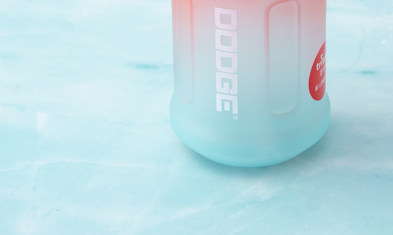 880ML道奇炫丽胖墩大容量运动塑料杯（Tritan/TPE袋）