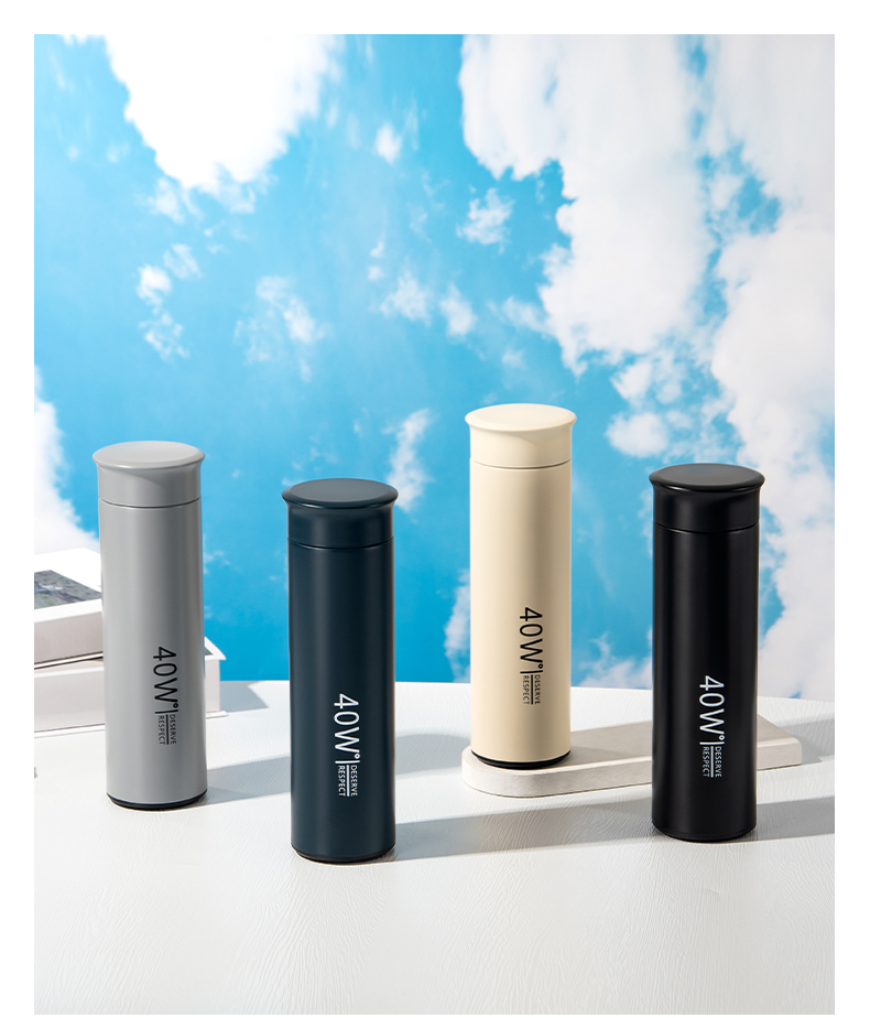 450ML欧派系列欧格保温杯男士纯色商务办公直身水杯